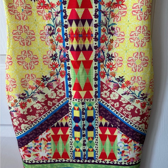 Peach PUFF Multi Colored Dress, M, Sleeveless, NWOT - Picture 7 of 11